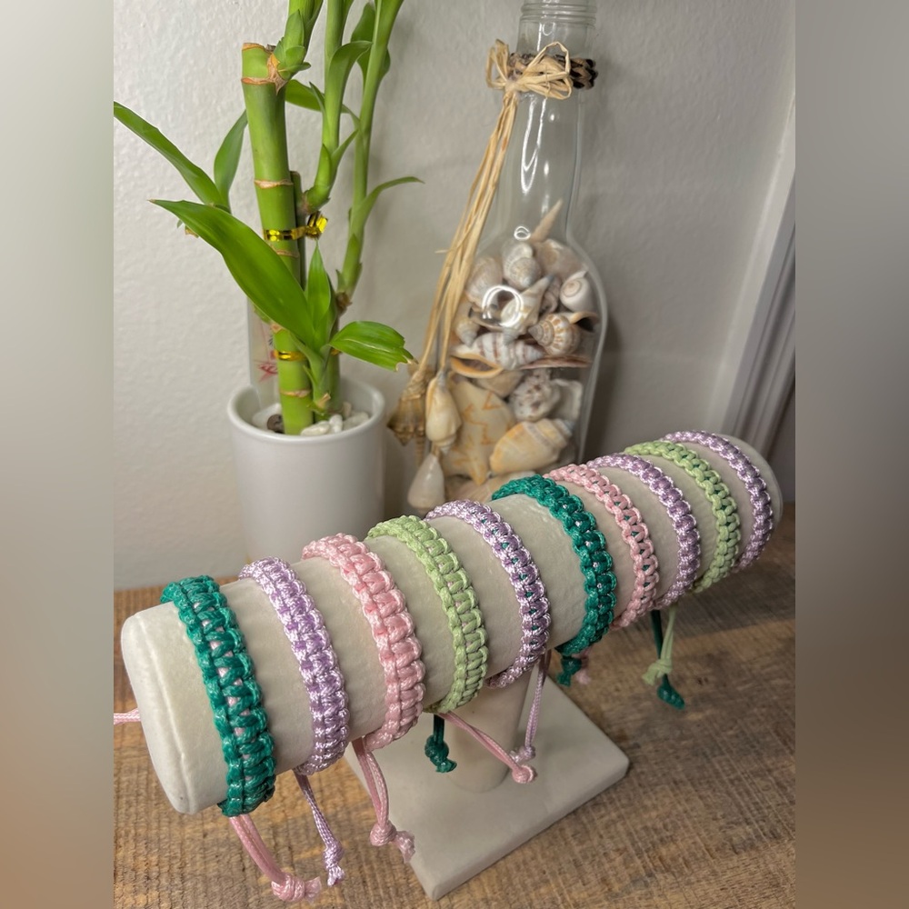 Handmade Fairy Inspired Macrame Bracelets ! Perfect for kids 😊